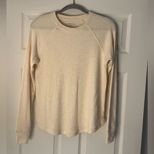 Women’s American Eagle Cream Long Sleeve Top Xsmall